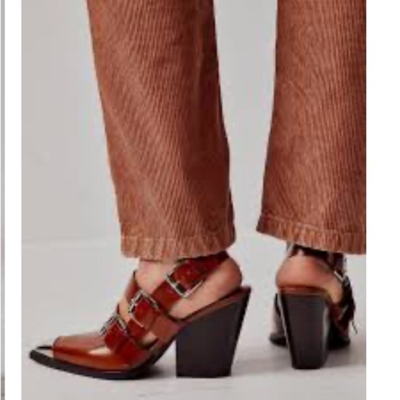 Free People x Jeffrey Campbell Harley Slingback Heels size 9 NWT - Picture 3 of 14